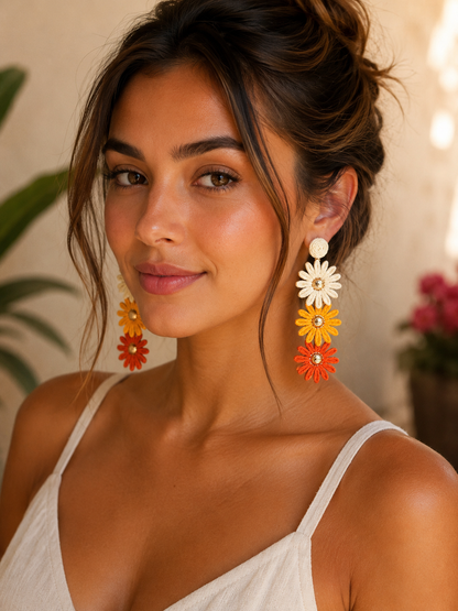 Daisy Drop Earrings